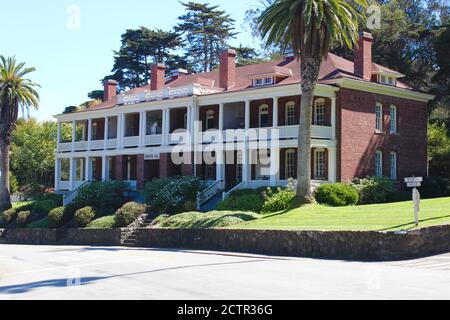 Barnard Hall, ehemalige Bachelor Officers' Quarters, Fort Scott, Presidio, San Francisco Stockfoto