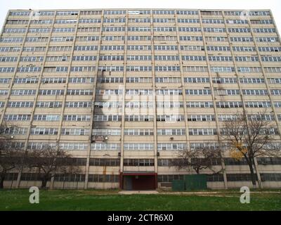 Archiv 2009 Ansicht von Caprini Green öffentlichen Wohnprojekt Turm in Chicago Illinois. Der Turm wurde 2010 abgerissen. Stockfoto