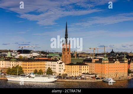 Allgemeine Ansichten von Stockholm, Schweden, die derzeit keine Sperrungen aufgrund von Covid-19 / Coronavirus haben, aber dies kann sich ändern, wenn Fälle beginnen Stockfoto