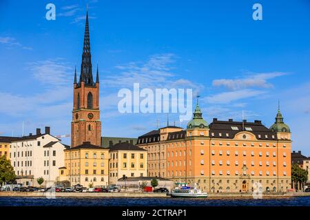 Allgemeine Ansichten von Stockholm, Schweden, die derzeit keine Sperrungen aufgrund von Covid-19 / Coronavirus haben, aber dies kann sich ändern, wenn Fälle beginnen Stockfoto