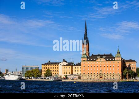 Allgemeine Ansichten von Stockholm, Schweden, die derzeit keine Sperrungen aufgrund von Covid-19 / Coronavirus haben, aber dies kann sich ändern, wenn Fälle beginnen Stockfoto