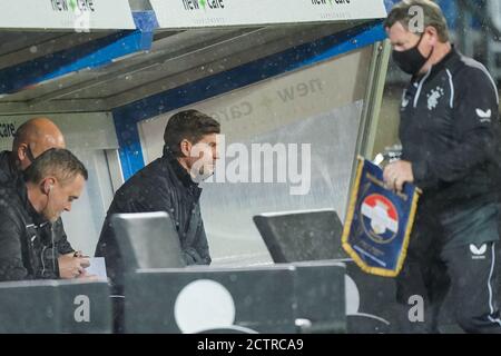 TILBURG, NIEDERLANDE - 24. SEPTEMBER: Trainer Steven Gerrard vom Rangers FC vor der UEFA Europa League drittes Qualifikationsrundenspiel zwischen Willem II und Rangers FC im Koning Willem II Stadium am 24. September 2020 in Tilburg, Niederlande *** Local Caption *** Steven Gerrard Stockfoto