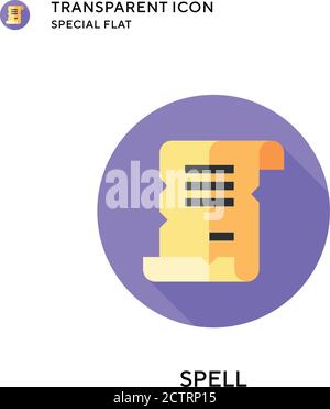 Symbol für den Rechtschreibvektor. Flache Illustration. Vektor EPS 10. Stock Vektor