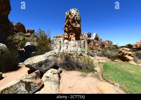 Kagga Kamma Privatreservat im Westkap in Süd-Afirca. Stockfoto