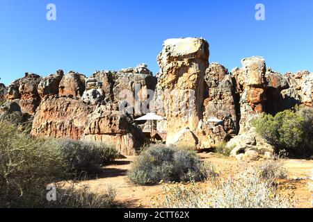 Kagga Kamma Privatreservat im Westkap in Südafrika. Stockfoto