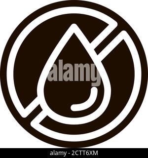 Allergenfreies Trans Fat Vector-Symbol Stock Vektor