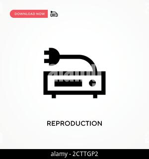 Symbol für den Reproduktionsvektor. . Moderne, einfache flache Vektor-Illustration für Website oder mobile App Stock Vektor