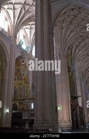 Segovia, España, Hiszpania, Spain, Spanien; Catedral de Nuestra Señora de la Asunción y de San Frutos - Kathedrale von Segovia im Inneren Stockfoto