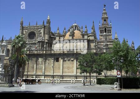 Sevilla, España, Hiszpania, Spanien, catedral de Santa María de la Sede; Kathedrale der Heiligen Maria vom See; Katedra Najświętszej Marii Panny Stockfoto