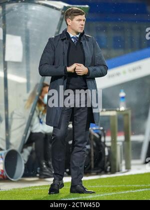 TILBURG, NIEDERLANDE - SEPTEMBER 24: Trainer Steven Gerrard vom Rangers FC während des UEFA Europa League dritten Qualifikationsrunde Spiel zwischen Willem II und Rangers FC im Koning Willem II Stadium am 24. September 2020 in Tilburg, Niederlande *** Local Caption *** Steven Gerrard Stockfoto