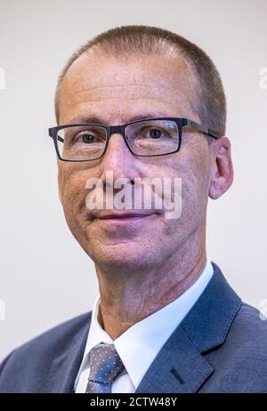 Schwerin, Deutschland. September 2020. Kai-Uwe Theede, Präsident des Amtsgerichts Schwerin. Theede wird Präsident des Oberlandesgerichts (OLG) in Rostock. Quelle: Jens Büttner/dpa-Zentralbild/dpa/Alamy Live News Stockfoto