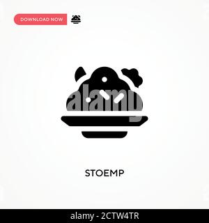 Stoemp-Vektorsymbol. . Moderne, einfache flache Vektor-Illustration für Website oder mobile App Stock Vektor