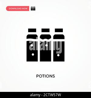 Vektorsymbol „Tränke“. . Moderne, einfache flache Vektor-Illustration für Website oder mobile App Stock Vektor