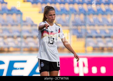 Podgorica, Montenegro. September 2020. Sara Dabritz aus Deutschland reagiert. Quelle: Nikola Krstic/Alamy Live News Stockfoto