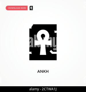 Anch-Vektor-Symbol. . Moderne, einfache flache Vektor-Illustration für Website oder mobile App Stock Vektor