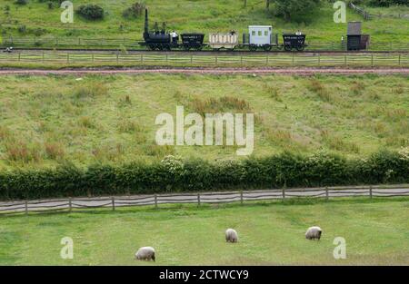 Pockerley Wagonway, Beamish Open Air Museum, Durham, England Stockfoto