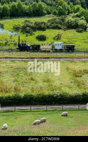 Pockerley Wagonway, Beamish Open Air Museum, Durham, England Stockfoto