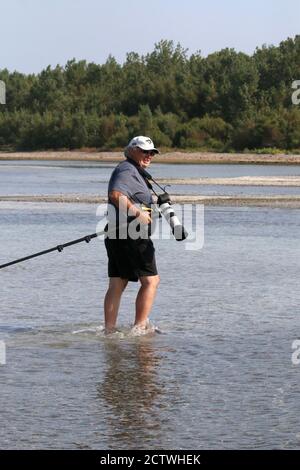 Spaziergang zum Gull Island Presquile Park Ontario Stockfoto