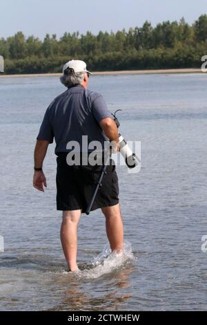 Spaziergang zum Gull Island Presquile Park Ontario Stockfoto