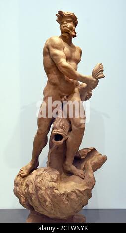 Triton 1653 Gian Lorenzo Bernini 1598 - 1680 Römisches Rom Italien Italienisch Stockfoto