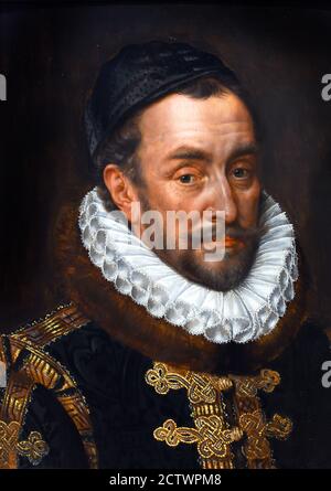 William I. Prince of Orange 1533 – 1584 auch bekannt als William the Silent von Adriaen Thomasz Key 1544-1589 Niederländisch Niederlande Stockfoto