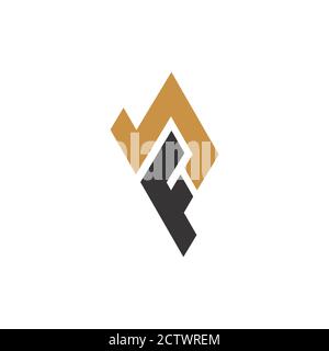 Anfangsbuchstabe bf Logo oder fb Logo Vektor Design Vorlage Stock Vektor