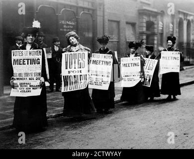 Suffragette-Kampagne, London um 1920 Stockfoto