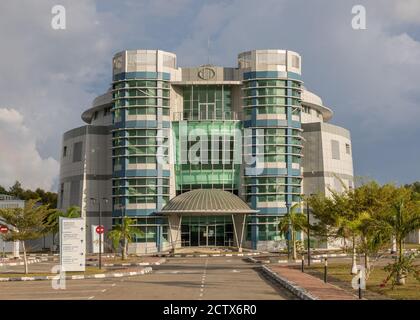 Labuan, Malaysia: Verteilungszentrum Labuan Halal für die Versorgung muslimischer Restaurants mit Halal-Lebensmitteln (Lebensmittel, konform mit den islamischen Lebensmittelvorschriften) Stockfoto