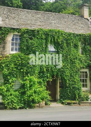 Arlington Row in Arlington in der Gemeinde Bibury, Gloucestershire Stockfoto