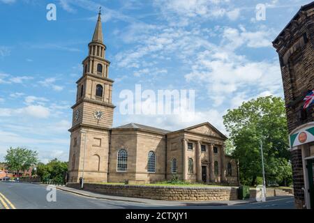 Die im klassischen Stil Horbury Pfarrkirche St. Peter und St. Leonard von der zelebrierten georgischen Architekten John Carr Stockfoto