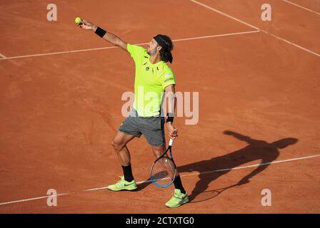 Feliciano Lopez (ESP) in Aktion bei den Kitzbüheler Open 2020,Kitzbühel,Tirol,Österreich,Europa. Stockfoto