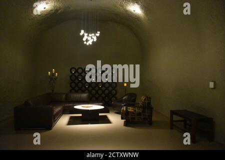 Interieur eines gemütlichen Wohnzimmers Stockfoto