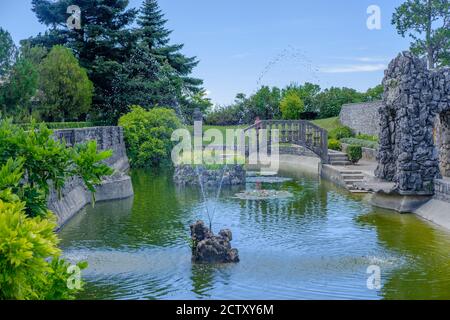 Stanjel, Slowenien, Ferrari's Garten Stockfoto