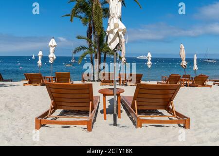 Descanso Beach Club, Santa Catalina Island. USA, berühmte Touristenattraktion in Südkalifornien, USA. Juni 2020 Stockfoto