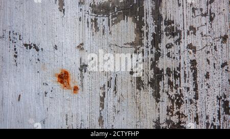 Geschälte Farbe auf Betonwand Textur Stockfoto