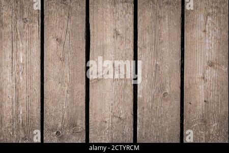 Alte natürliche Holzplanken Textur Hintergrund. Stockfoto