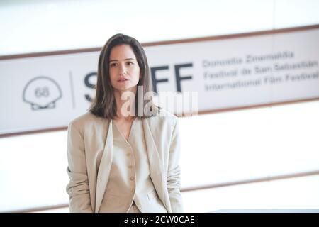 26. September 2020, Madrid, Madrid, Spanien: Katherine Waterston nahm an der Fotokalle "The world to come" während des 68. San Sebastian International Film Festival im Kursaal Palace am 26. September 2020 in Donostia / San Sebastian, Spanien Teil (Bild: © Jack Abuin/ZUMA Wire) Stockfoto