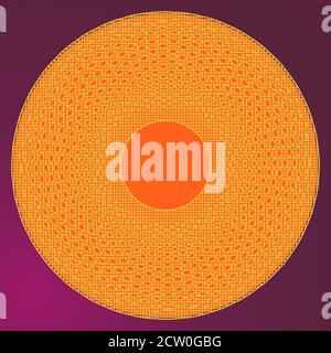 Abstrakte kreisförmige Designs Illustration Bild für Mehrzweck-Einsatz Stockfoto