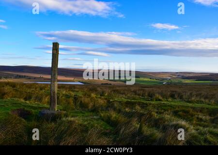 Reap's Cross, Heptonstall Moor, Pennine Bridleway, Pennines, West Yorkshire Stockfoto