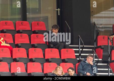 WATFORD, ENGLAND. 26. SEPTEMBER 2020 Watford Besitzer Gino Pozzo während des Sky Bet Championship Matches zwischen Watford und Luton Town in der Vicarage Road, Watford. (Kredit: Leila Coker, MI News) Kredit: MI Nachrichten & Sport /Alamy Live Nachrichten Stockfoto