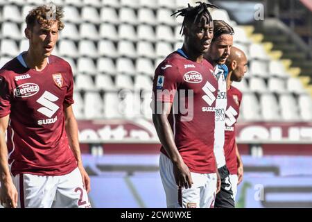 Turin. Serie A Tim 2020/2021 Liga Spiel. Turin gegen Atalanta. Olympiastadion Im Bild: Soualiho Meite Stockfoto