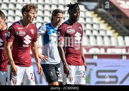 Turin. Serie A Tim 2020/2021 Liga Spiel. Turin gegen Atalanta. Olympiastadion Im Bild: Soualiho Meite Stockfoto