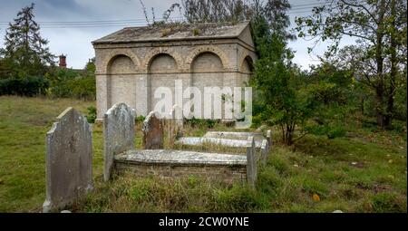 Arcedeckne Mausoleum, All Saint's Church Hof, Hacheston, Suffolk Stockfoto