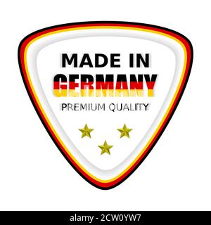 Vektorgrafik, Made in Germany, Premium Qualität. Perfekt für jeden Einsatz. Stock Vektor
