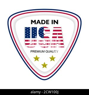 Vektorgrafik, hergestellt in USA, Premium Qualität. Perfekt für jeden Einsatz. Stock Vektor