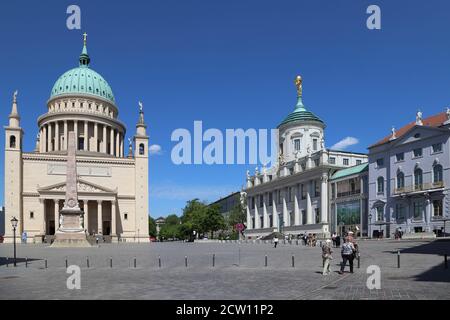 Potsdam Alter Markt Stockfoto