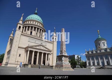 Potsdam Alter Markt Stockfoto