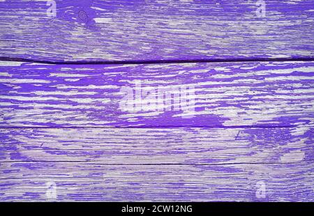 Verwitterte farbige Holzplanke Textur aus nächster Nähe Stockfoto