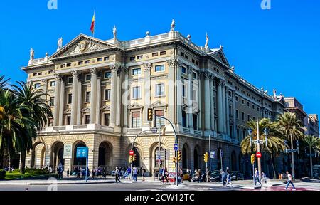 Die Militärregierung von Barcelona (Gobierno Militar). Spanien Stockfoto