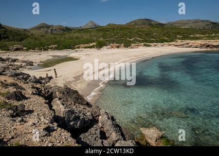 cala de Sa Font Salada, Arta, Mallorca, Balearen, Spanien Stockfoto